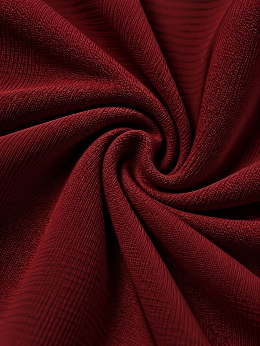 Signature Men Oversized Fit in black in maroon — view 4