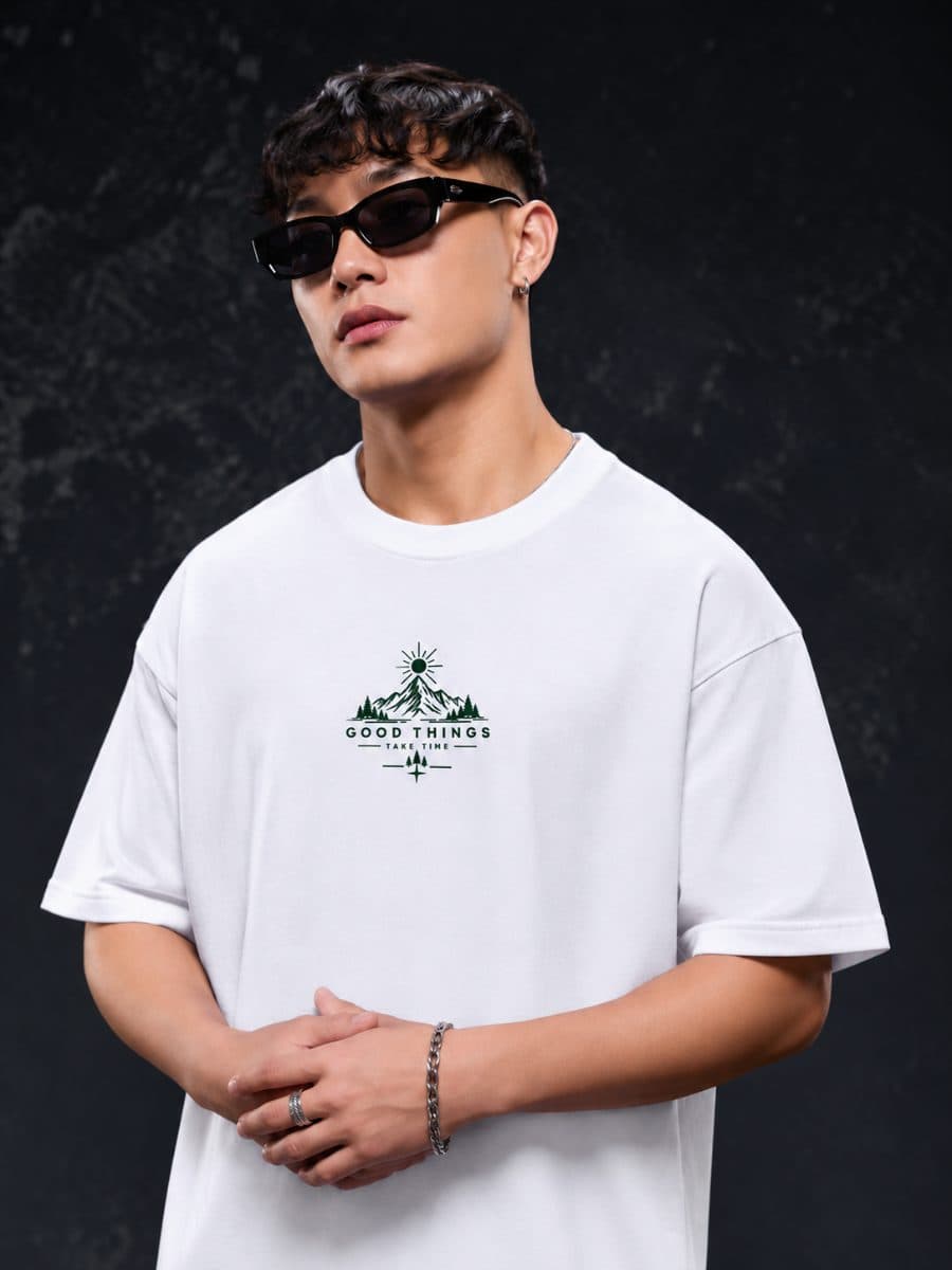 Oversized T-Shirt in white