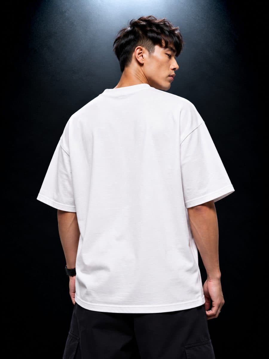 Spider Men Oversized Fit in white — view 3
