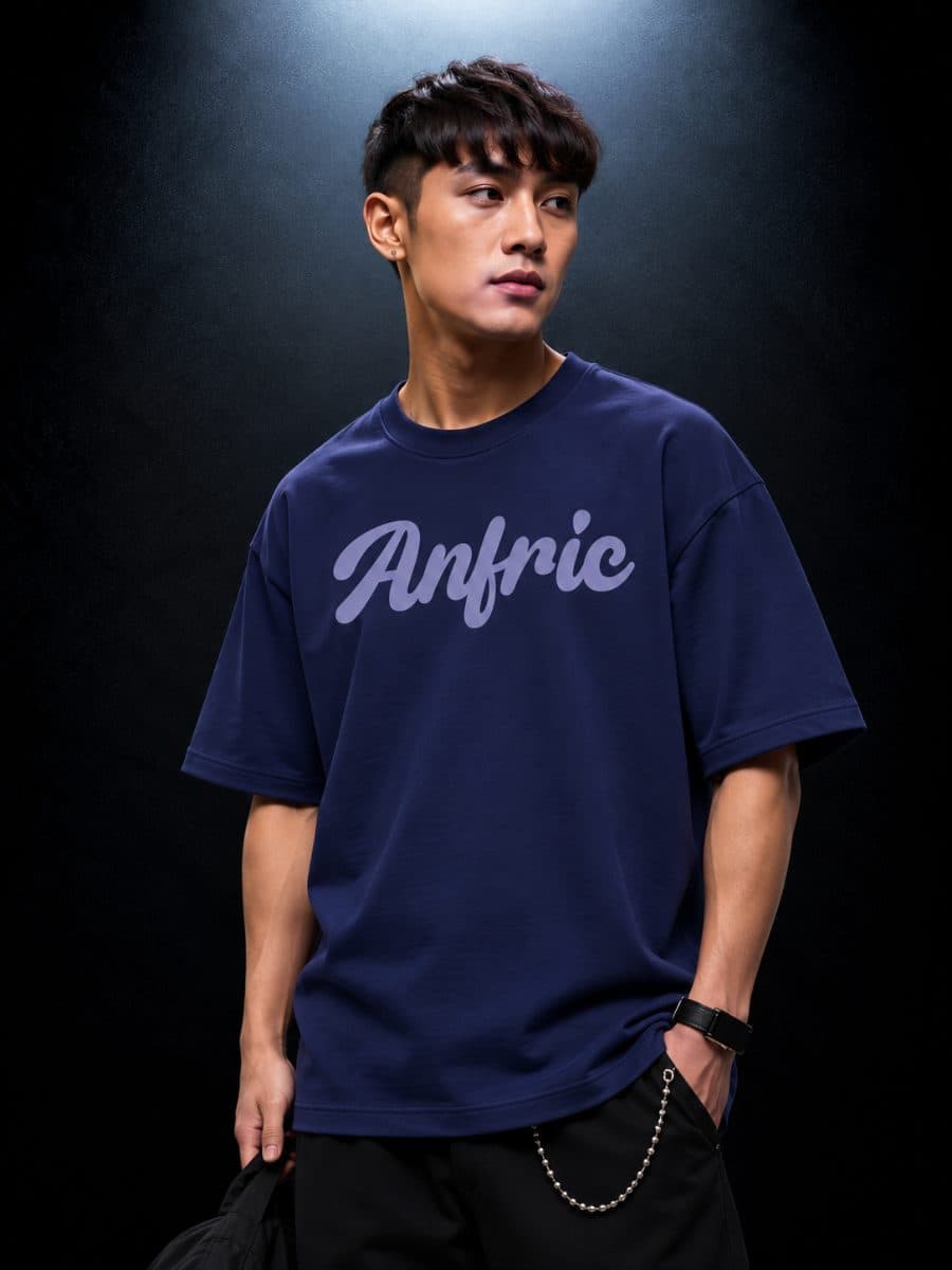 Signature Men Oversized Fit in black in navy